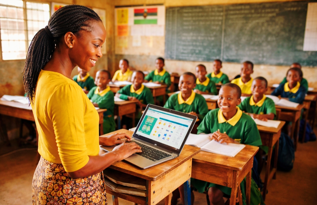Students in a classroom